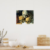 Poster de la pyramide des crânes de Cezanne (Cuisine)
