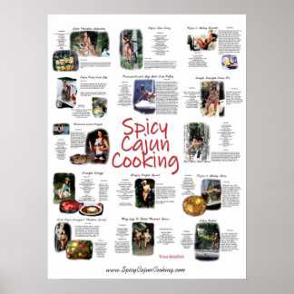 Poster de la recette de Cuisine Cajun épicé