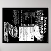 Poster de la recette de pain de banane (Devant)