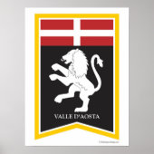 Poster de la région de Valle D'Aosta (Devant)