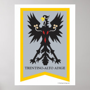 Poster de la région Italie de Trentino Alto Adige