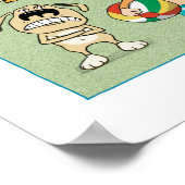 Poster de la règle des chiens mignons et drôles (Coin)