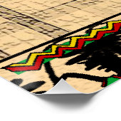 Poster de la reine africaine (Coin)