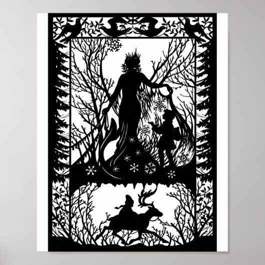 Poster de la reine des neiges (Devant)
