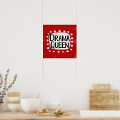 Poster de la reine dramatique Wall Art (Cuisine)
