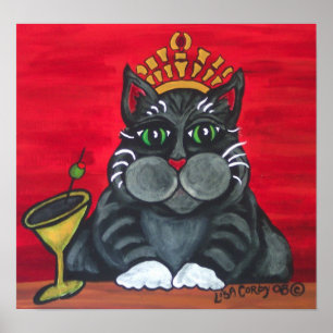 Poster de la reine du chat