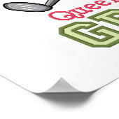 Poster de la reine du golf vert pour elle (Coin)