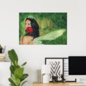 Poster de la reine du printemps (Bureau à domicile)