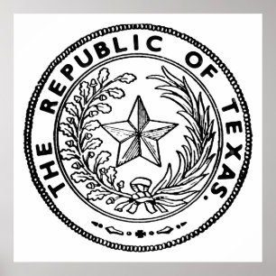 Poster de la République du Texas