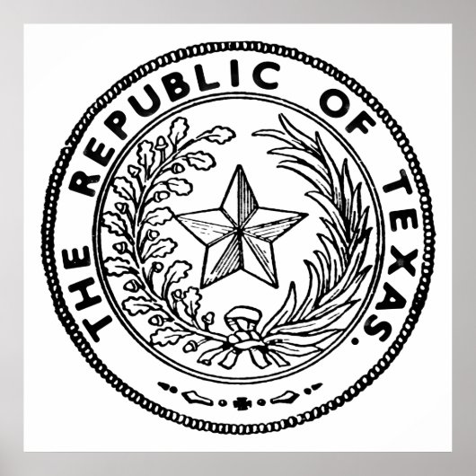 Poster de la République du Texas (Devant)