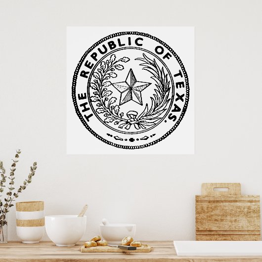 Poster de la République du Texas (Cuisine)