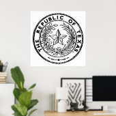 Poster de la République du Texas (Bureau à domicile)
