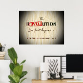 Poster de la révolution (Bureau à domicile)