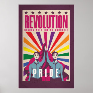 Poster de la Révolution vintage