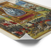 Poster de la Revue de guerre vintage (Coin)