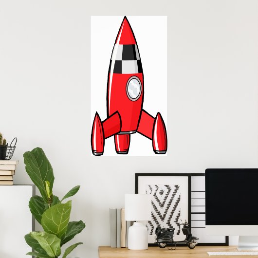 Poster de la Rocket Red Toy (Bureau à domicile)