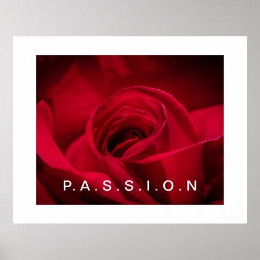 Poster de la Rose Rouge Passion (Devant)