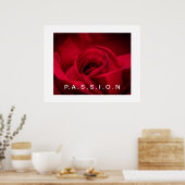 Poster de la Rose Rouge Passion (Cuisine)