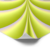 Poster de la Rosette Lime Green et Violet (Coin)