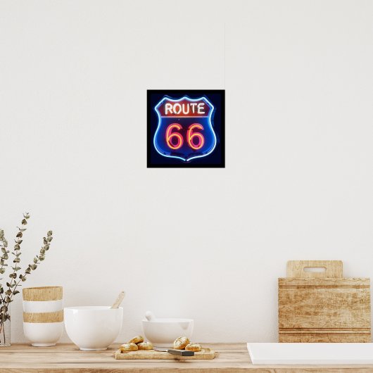 Poster de la Route 66 (Cuisine)