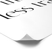 Poster de la route moins parcourue (Coin)