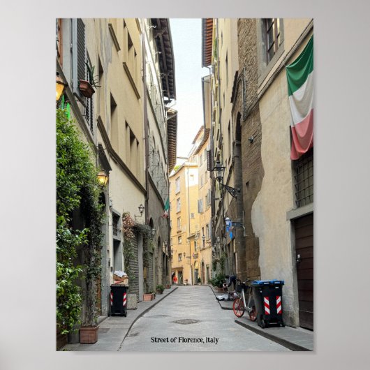 Poster de la rue Florence Italie (Devant)