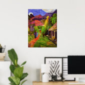 Poster de la rue Gauguin à Tahiti (Bureau à domicile)