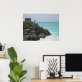 Poster de la ruine de Tulum (Bureau à domicile)