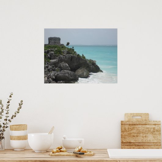 Poster de la ruine de Tulum (Cuisine)
