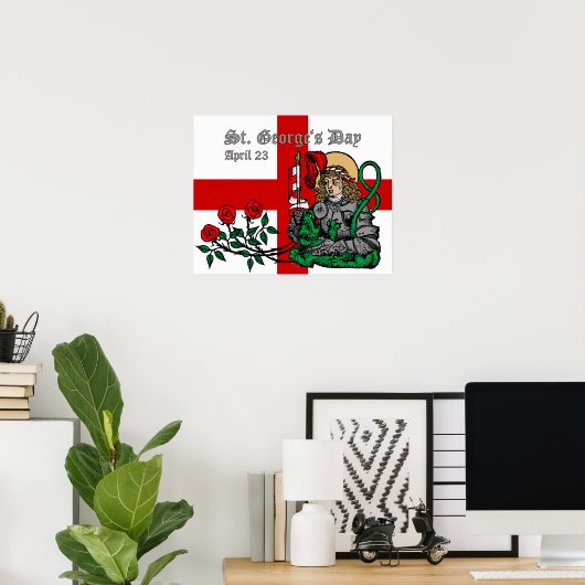 Poster de la Saint-Georges (Version Nuremberg) (Bureau à domicile)