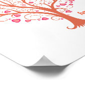 Poster de la Saint-Valentin du Coeur de l'arbre (Coin)