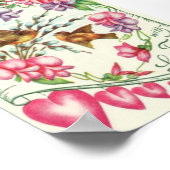 Poster de la Saint-Valentin Vintage Inséparable (Coin)