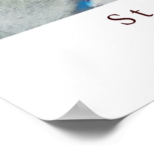 Poster de la sainte Thérèse de Lisieux (Coin)