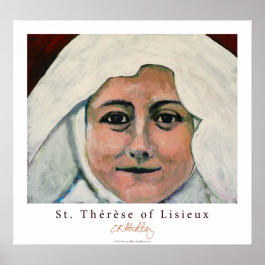 Poster de la sainte Thérèse de Lisieux (Devant)