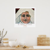 Poster de la sainte Thérèse de Lisieux (Cuisine)