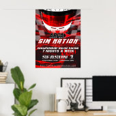 Poster de la saison 1 de la Nation Arca Sim (Bureau à domicile)