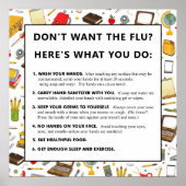 Poster de la saison de la grippe (Devant)