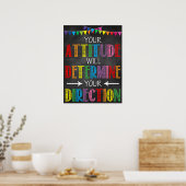Poster de la salle de classe Attitude positive (Cuisine)