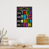 Poster de la salle de classe Croissance (Cuisine)