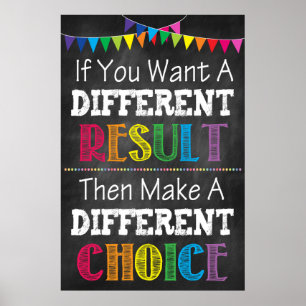 Poster de la salle de classe Motivational