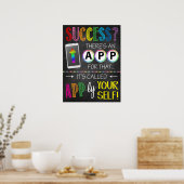 Poster de la salle de classe Motivational Success (Cuisine)