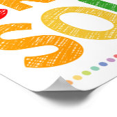 Poster de la salle de classe Rainbow Solutions (Coin)