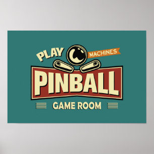 Poster de la salle de jeu Pinball Machines #17