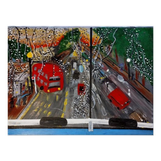 Poster de la scène de l'art acrylique à Londres (Devant)