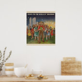 Poster de la Semaine du livre pour enfants 1947 (Cuisine)