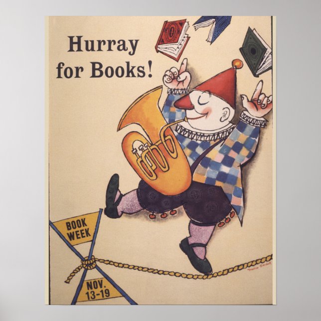 Poster de la Semaine du livre pour enfants 1960 (Devant)