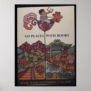 Poster de la Semaine du livre pour enfants 1968