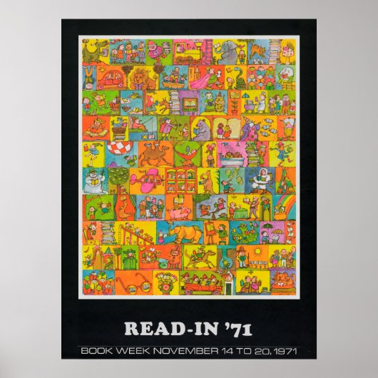 Poster de la Semaine du livre pour enfants 1971 (Devant)