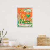 Poster de la Semaine du livre pour enfants 1974 (Cuisine)