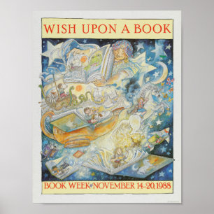 Poster de la Semaine du livre pour enfants 1988